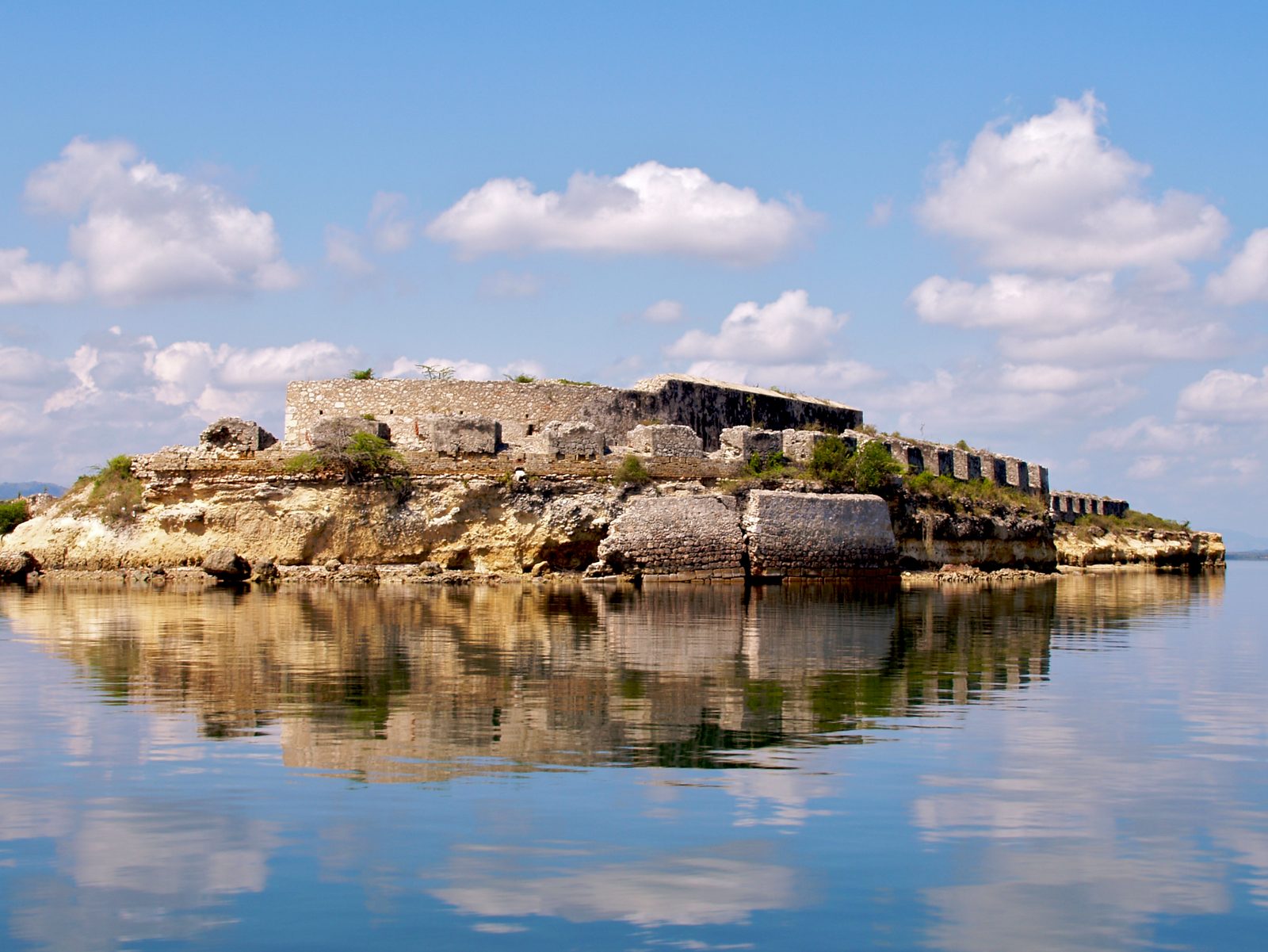 The bay fortress at Fort-Liberté on Haiti's northern coast
